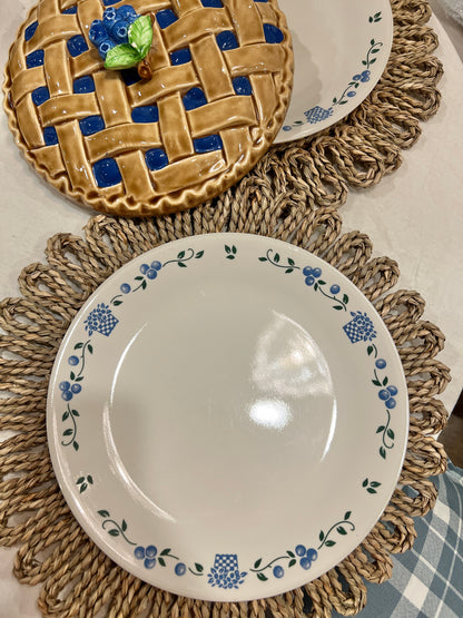 Blueberry Cobbler Plate Set