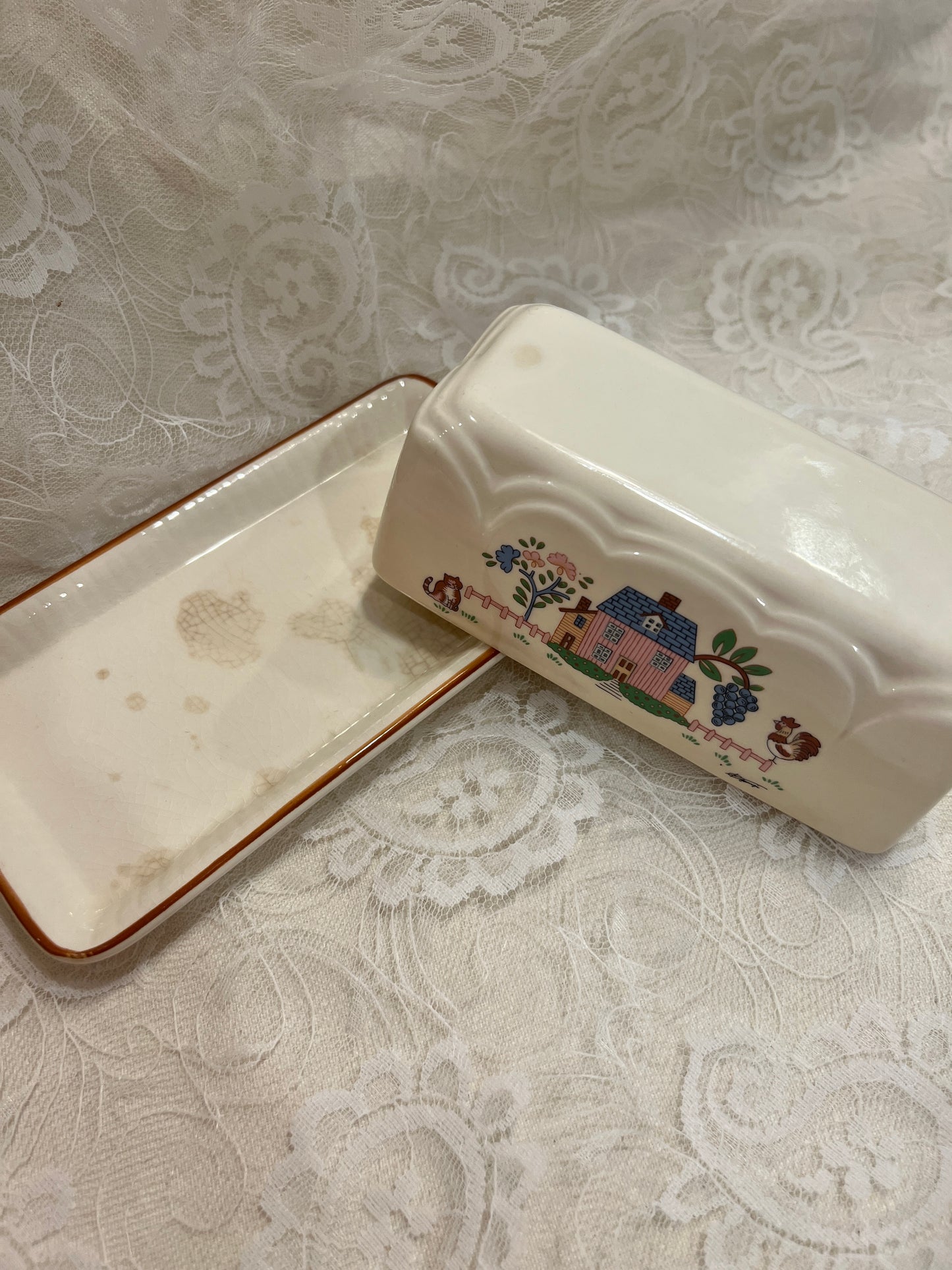 The Country Butter Dish